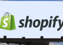 Logo of an e-Commerce company, Shopify